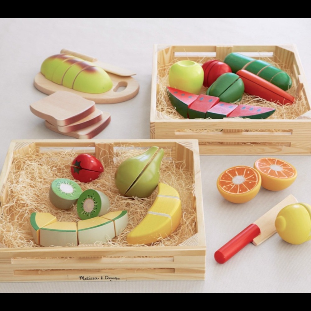 Melissa & Doug Cutting Fruit & Food Pretend Play Set